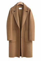 Loose Thick Solid Color Coat
