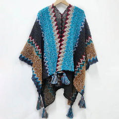 Casual Tassel Knitted Scarf