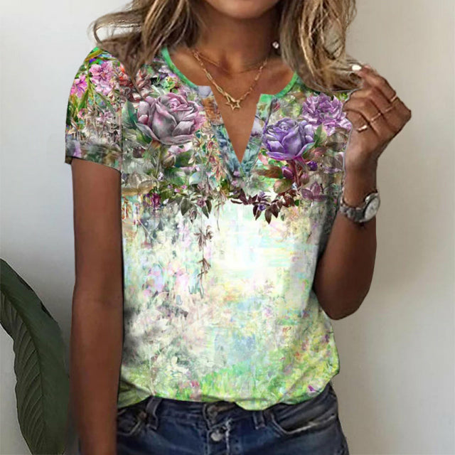 Casual Floral Blouse