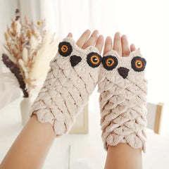 Cartoon Owl Gloves