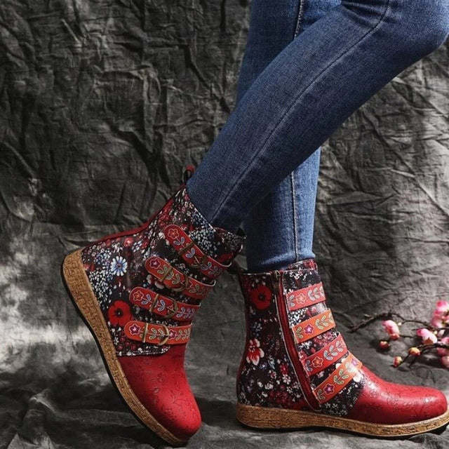 Vintage Ethnic Style Boots