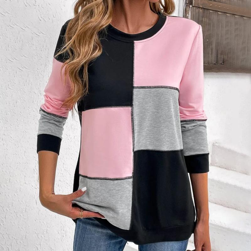 Casual Color Block Sweatshirt