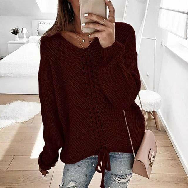 Loose Knit Top Sweater