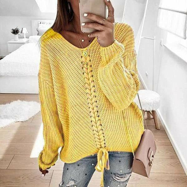 Loose Knit Top Sweater